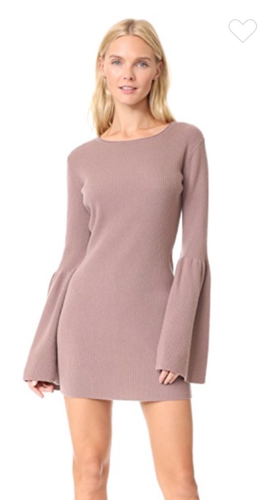Becca Kufrin's Bell Sleeve Sweater Dress