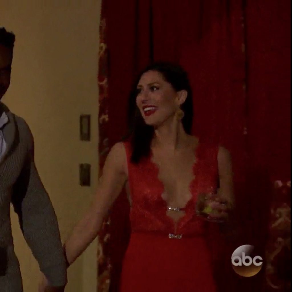 Becca Kufrin's Red Jumpsuit