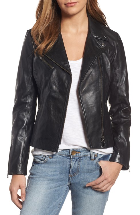 Becca Kufrin's Black Leather Jacket