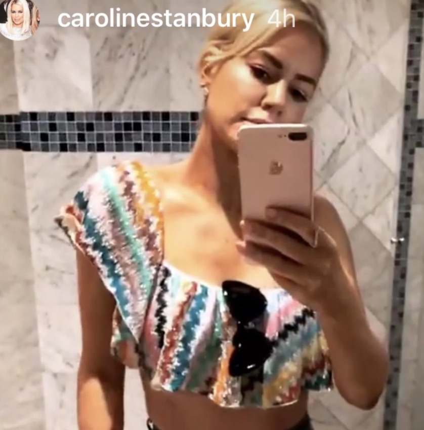 Caroline Stanbury's Heart Sunglasses