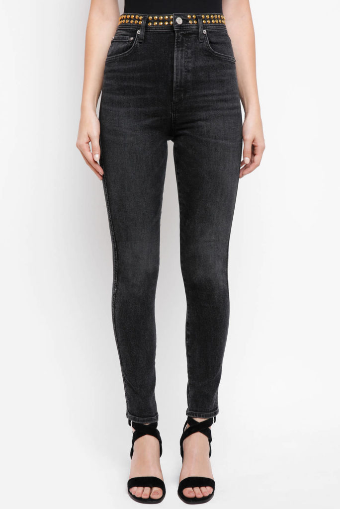 Chelsea Meissner's Studded Waist Jeans