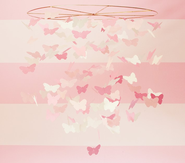 Khloe Kardashian’s Pink Butterfly Mobile in True Thompson's Nursery