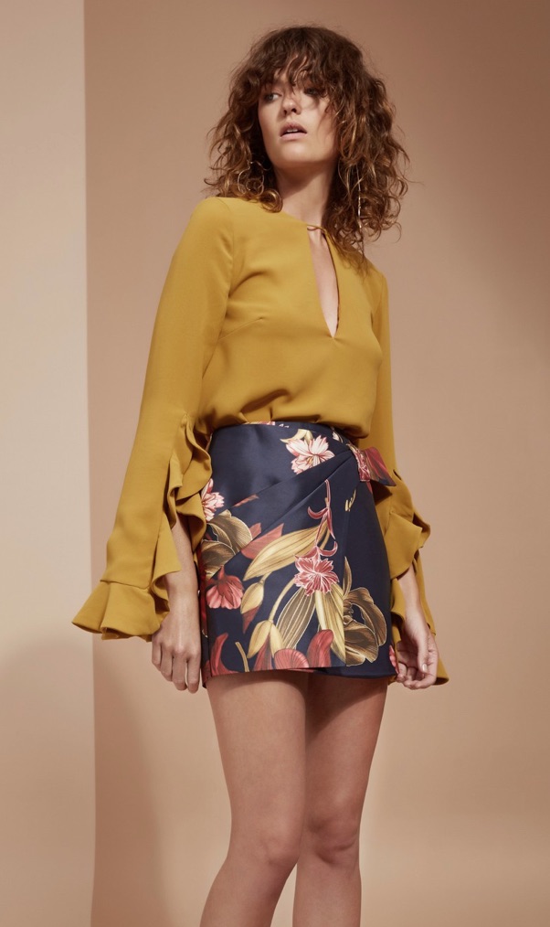 Monique Samuels' Floral Skirt