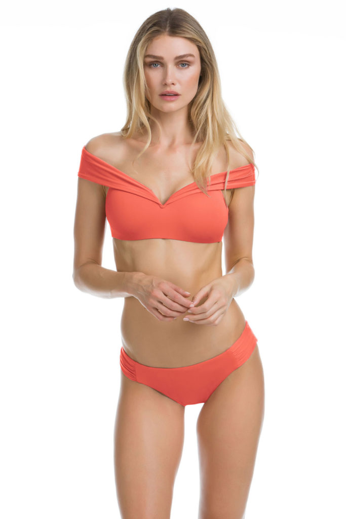 Becca Kufrin's Orange Bikini in the Bahamas