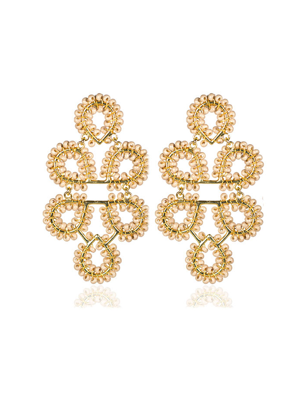 Gina Kirschenheiter’s Large Gold Earrings