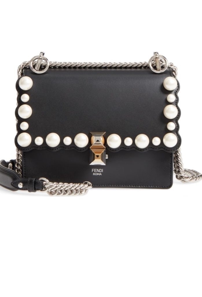 Kelsey Peters' Pearl Studded Purse