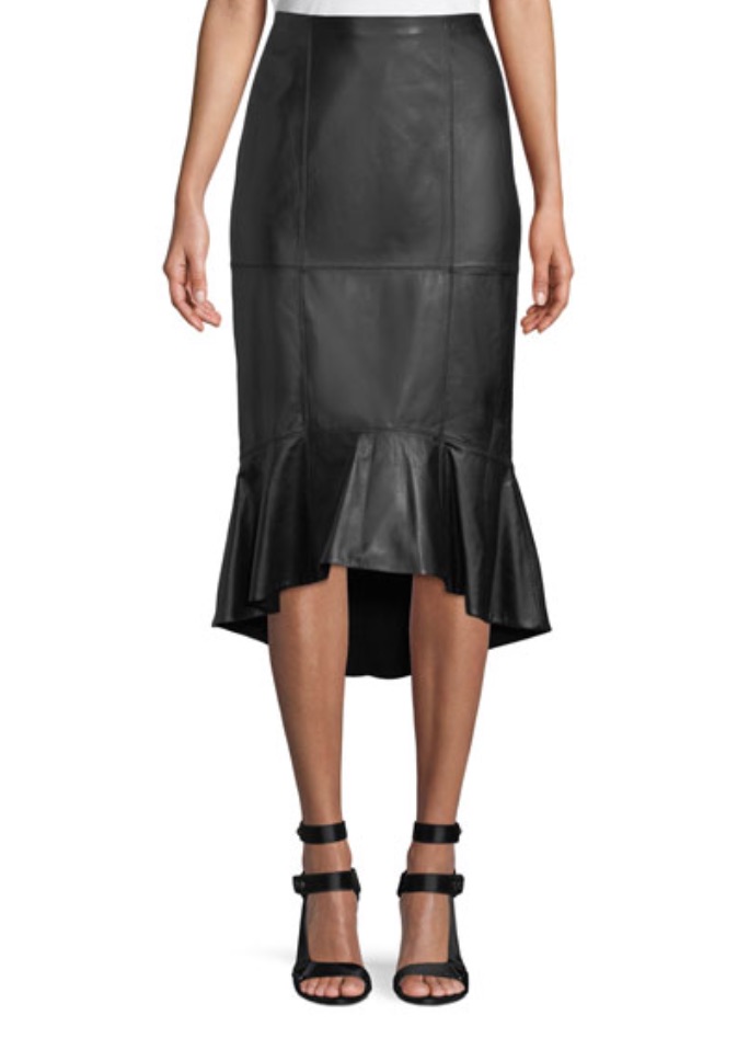 Kristin Cavallari's Leather Skirt