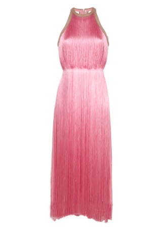 Liza Miller's Pink Fringe Dress