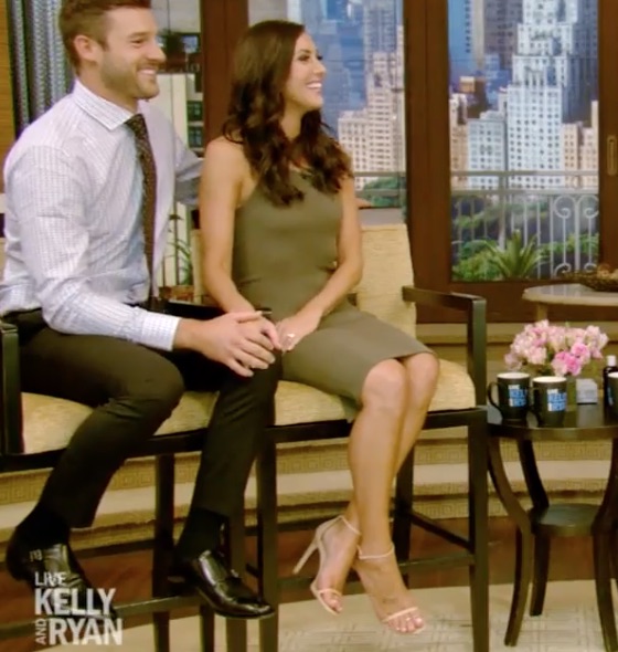Becca Kufrin's Dress on Live with Kelly and Ryan 