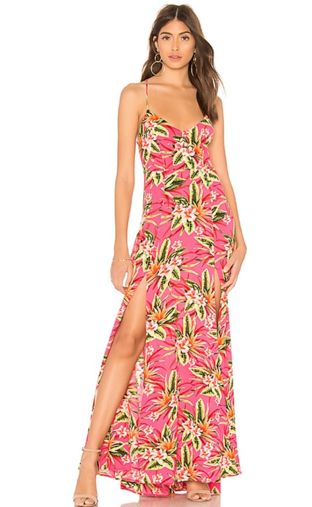 Kendall Long's Pink Floral Dress
