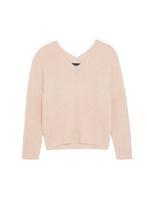 Kristin Cavallari's Pink Off the Shoulder Sweater