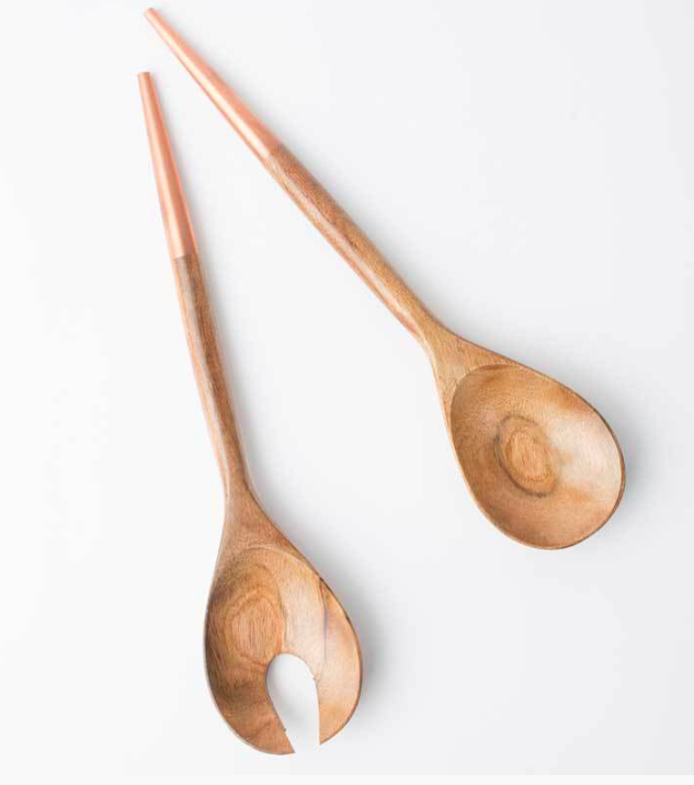 Kristin Cavallari’s Rose Gold Wood Serving Spoons