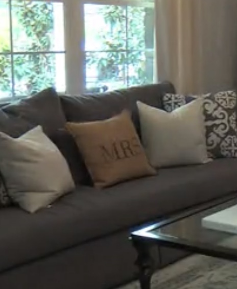 Tamra Judge's Brown Mrs. Pillow In Her Home Tour