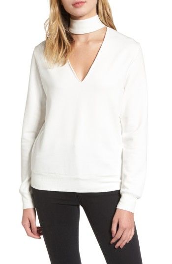 Vicki Gunvalson's White Choker Sweatshirt