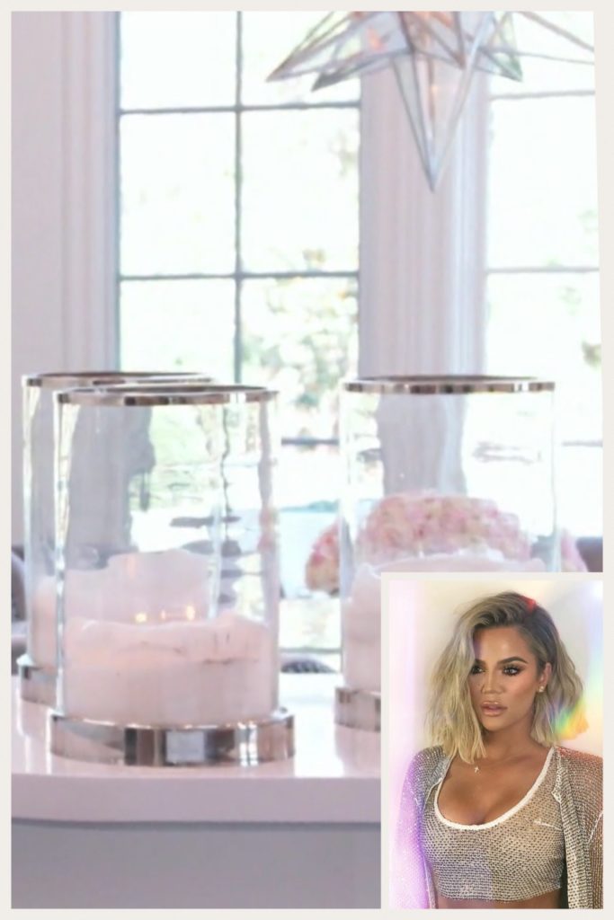 Silver and glass hurricane candle 2025 holders