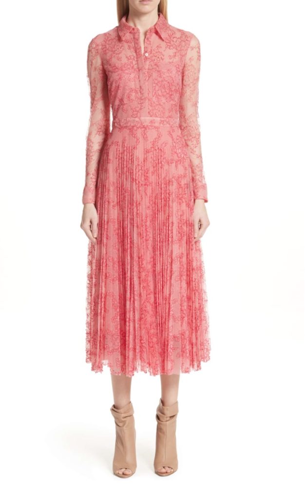 Savannah Guthrie's Pink Lace Dress