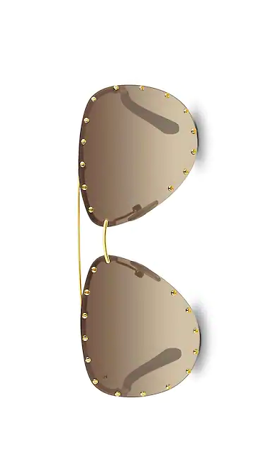 Kelly Dodd's Studded Aviator Sunglasses
