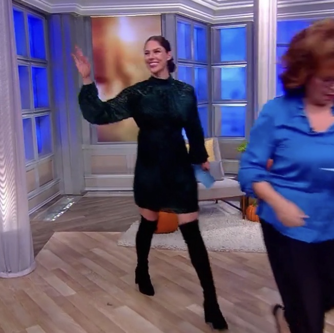 Abby Huntsman's Over the Knee Boots