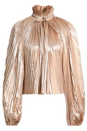 D'Andra Simmons' Gold Pleated Blouse