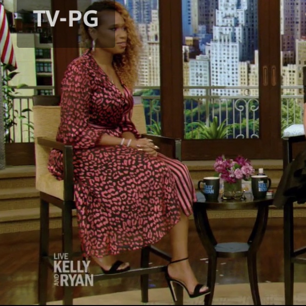 Jennifer Hudson's Wrap Dress on Live with Kelly and Ryan