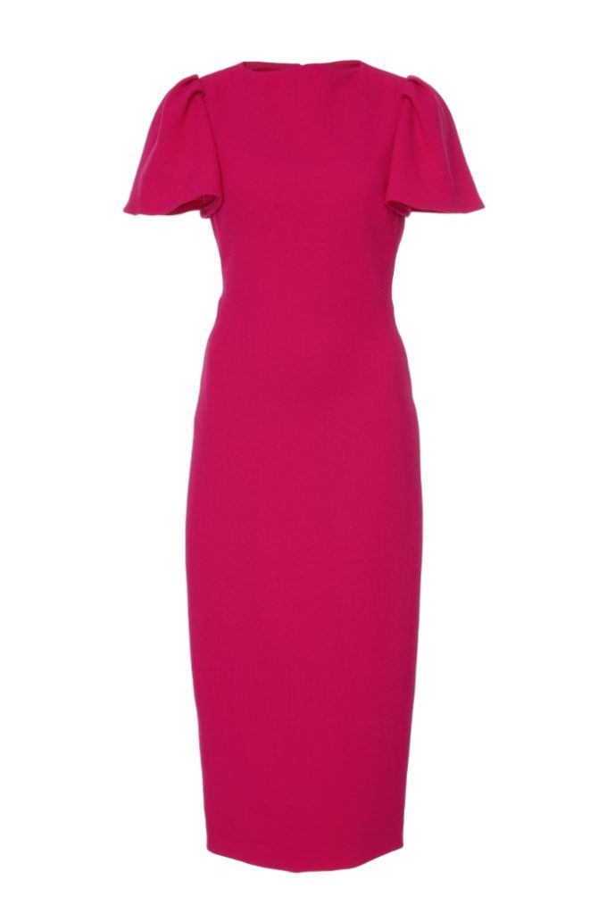 Karlie Kloss' Pink Flutter Sleeve Dress on Today