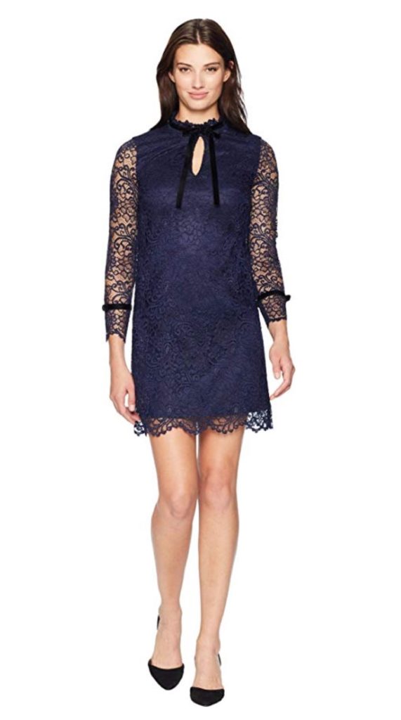 Kathie Lee Gifford's Navy Lace Dress