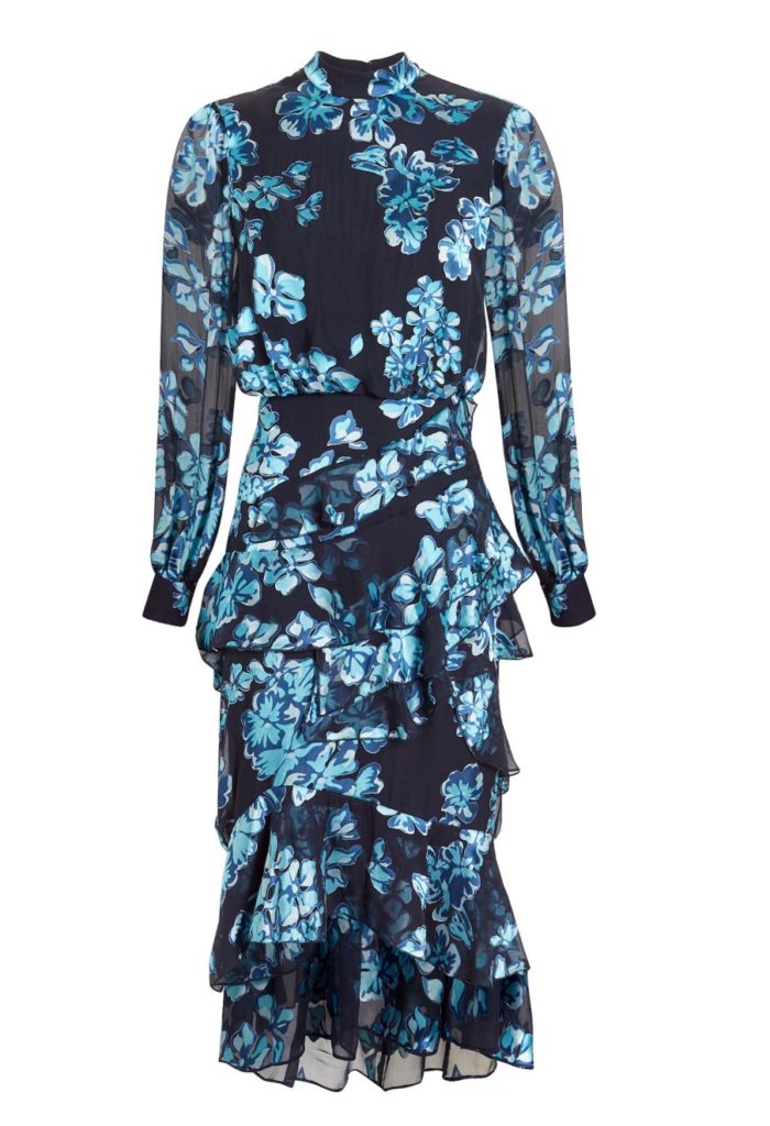 Kelly Ripa's Blue Floral Dress