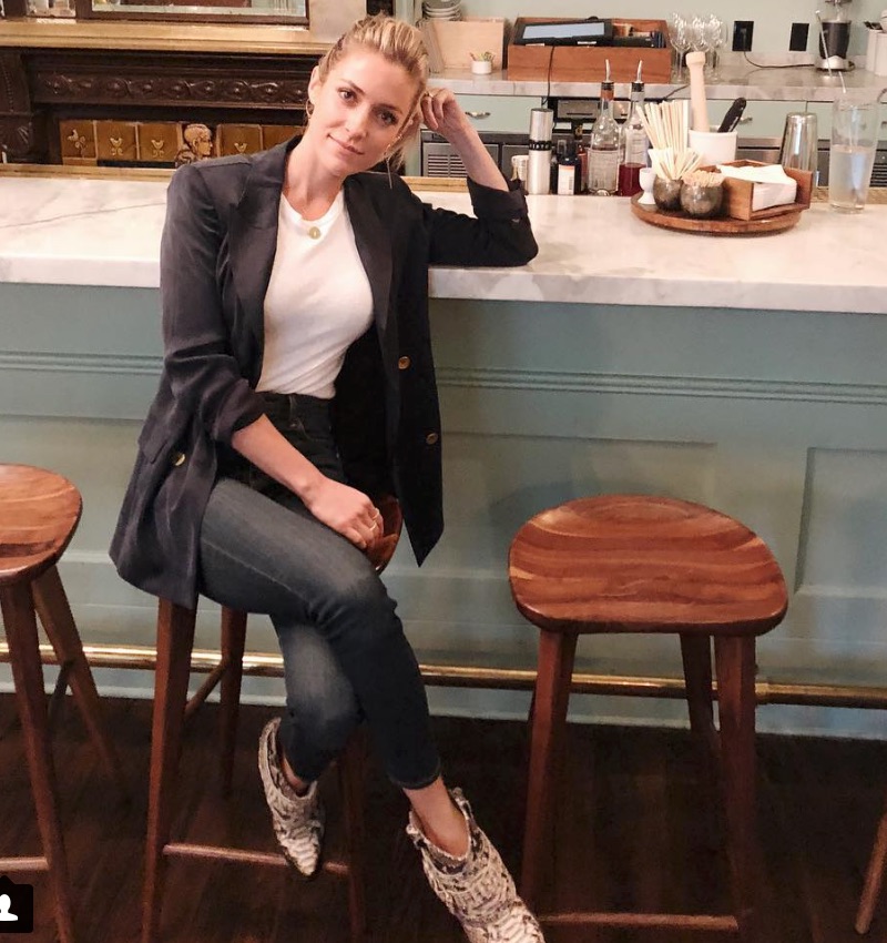 Kristin Cavallari's Black Blazer on Instagram