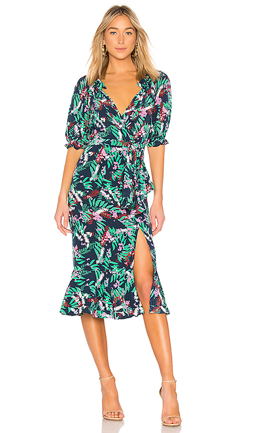 Kyle Richards' Leaf Print Dress
