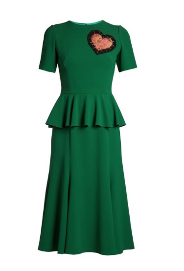 Meghan McCain's Green Peplum Dress