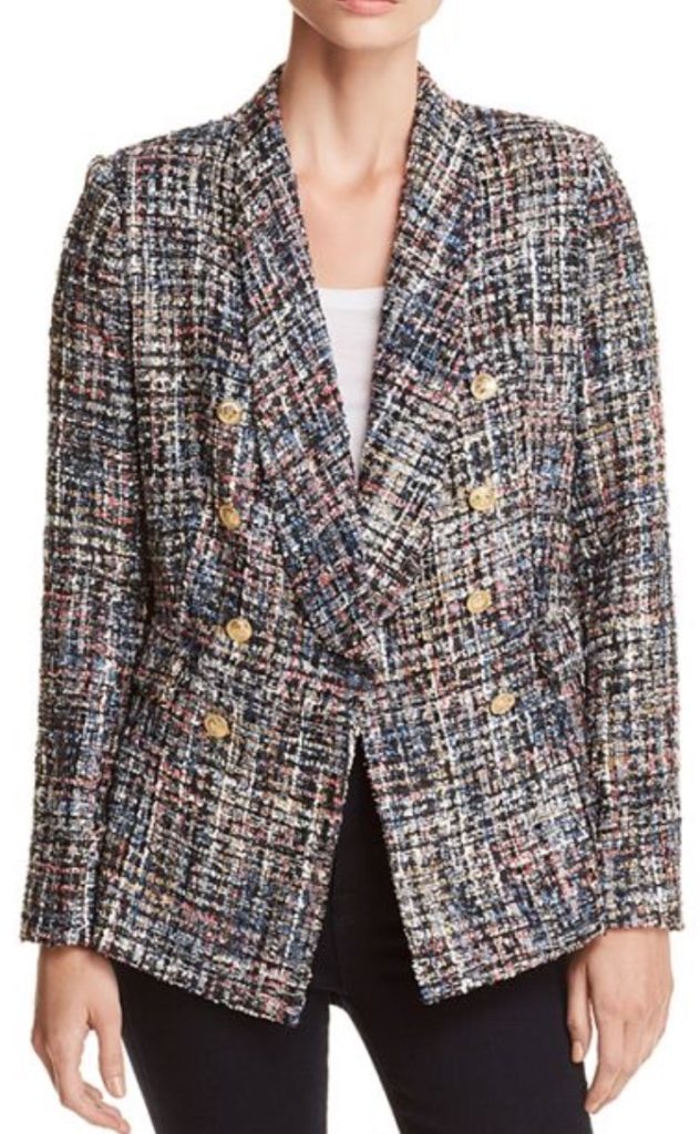Abby Huntsman's Multicolored Tweed Blazer
