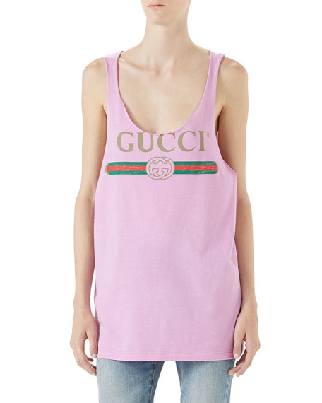 Cary Deuber's Pink Gucci Tank Top