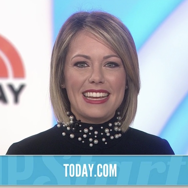 Dylan Dreyer's Pearl Studded Turtleneck Top