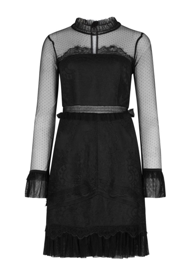 Giuliana Rancic's Black Lace Dress