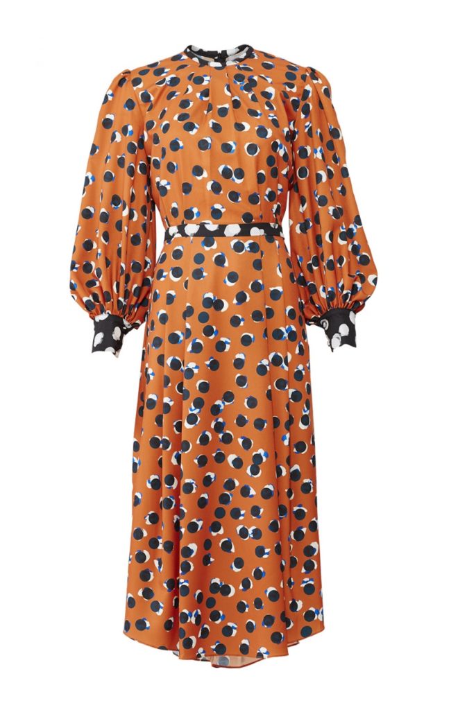 Jenna Bush Hager's Orange Polka Dot Dress