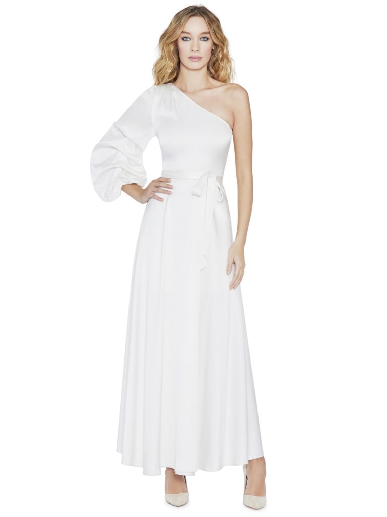 Kameron Westcott’s White One Sleeve Dress