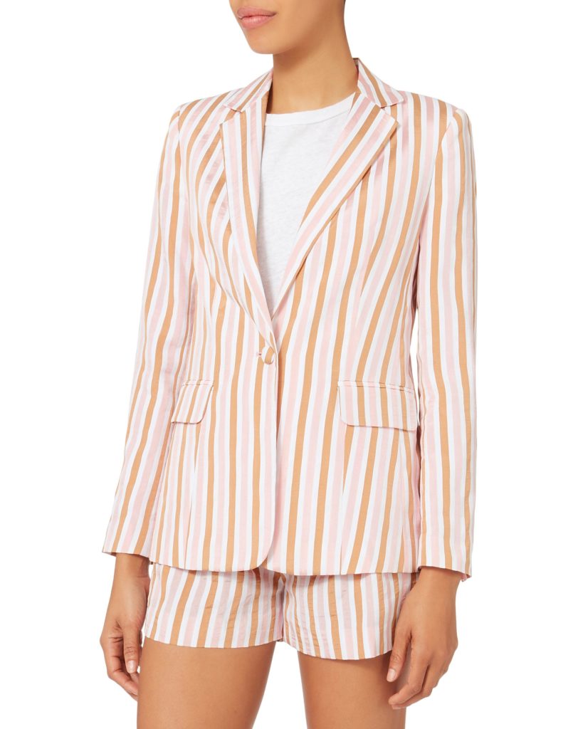 Kelly Dodd's Striped Suit