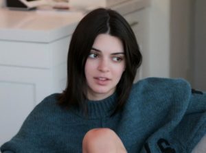 Kendall Jenner's Teal Sweater Talking to Scott and Kim
