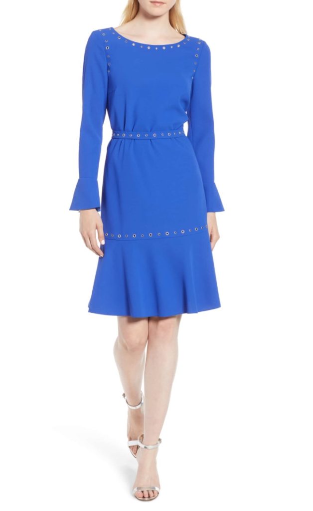 Meghan McCain's Blue Grommet Dress
