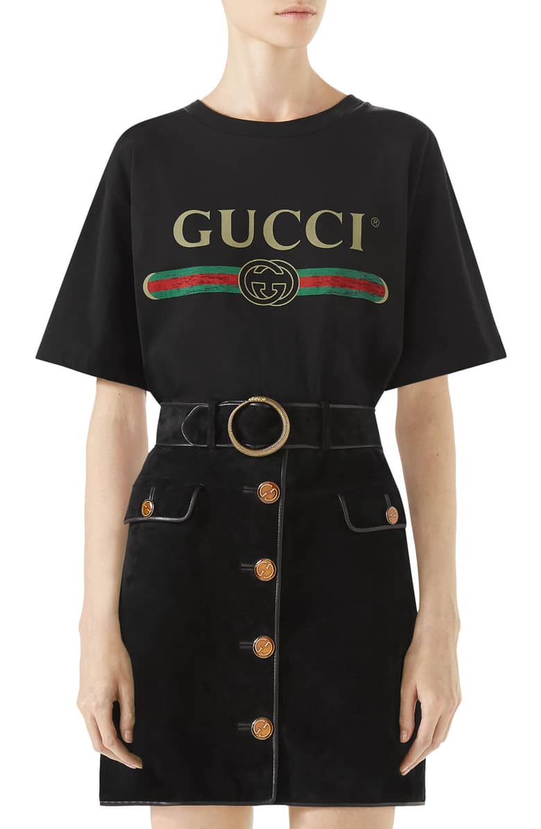 Melissa Gorga's Black Gucci T Shirt