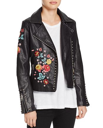 Melissa Gorga's Floral Studded Leather Jacket