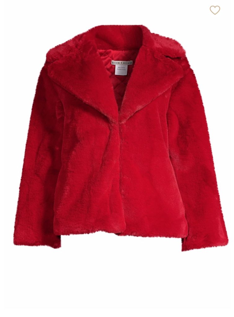 Savannah Guthrie's Red Fur Coat