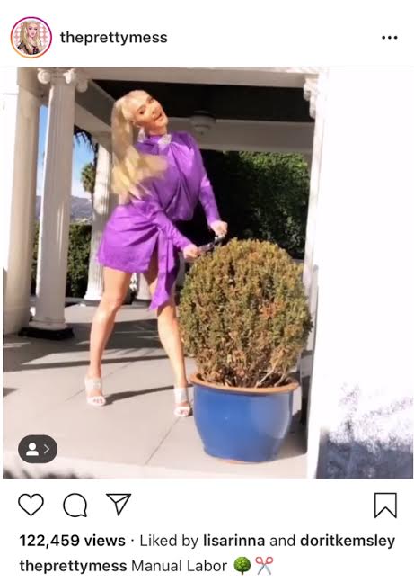 Erika Jayne Girardi's Purple Dress
