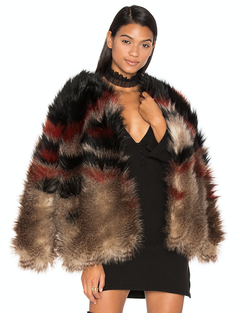 Alexis Rose's Faux Fur Coat