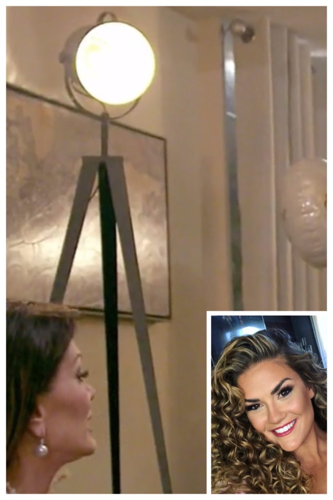 Brittany Cartwright’s Tripod Spotlight Floor Lamp In Her Living Room