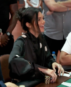 Kendall Jenner's Black Polka Dot Top