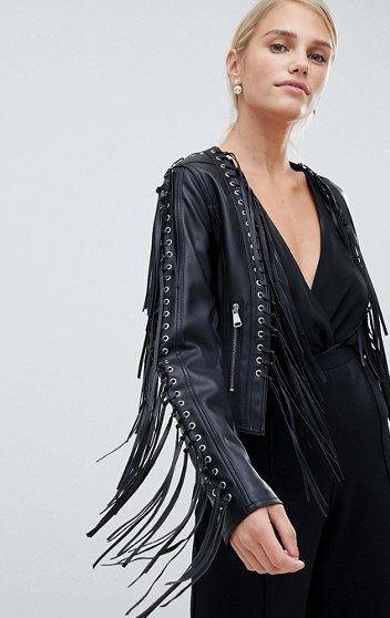 Teresa Giudice's Fringe Leather Jacket
