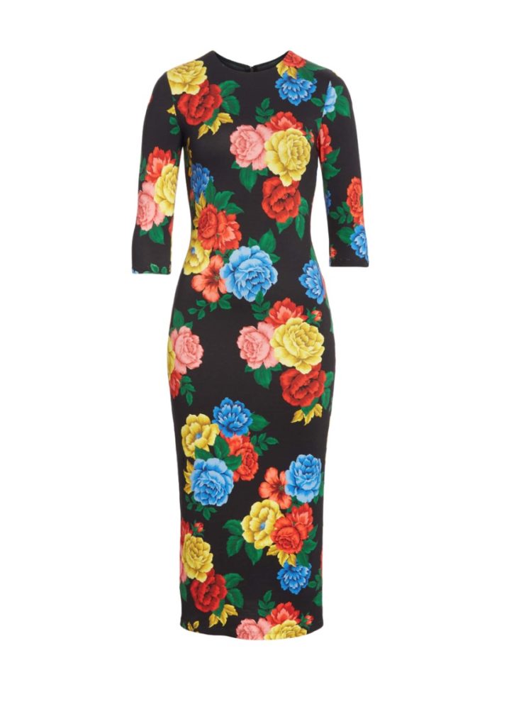 Abby Huntsman's Floral Midi Dress