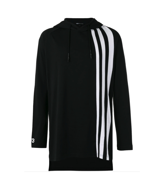 David Rose's Side Striped Black Hoodie Sweatshirt