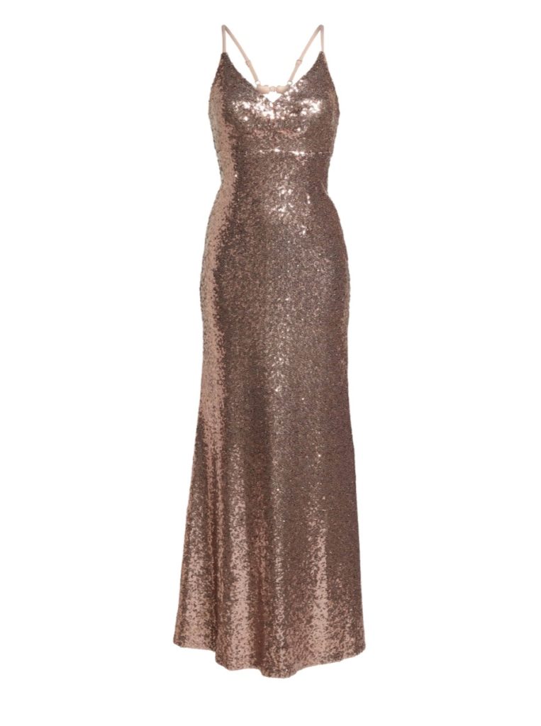 Hannah Godwin's Gold Sequin Dress